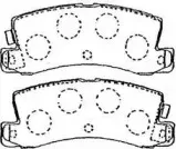 Комплект тормозных колодок, дисковый тормоз AISIN купить